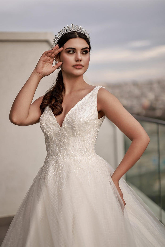 May V Yaka File Dantelli Gelinlik - The Bride's Bliss