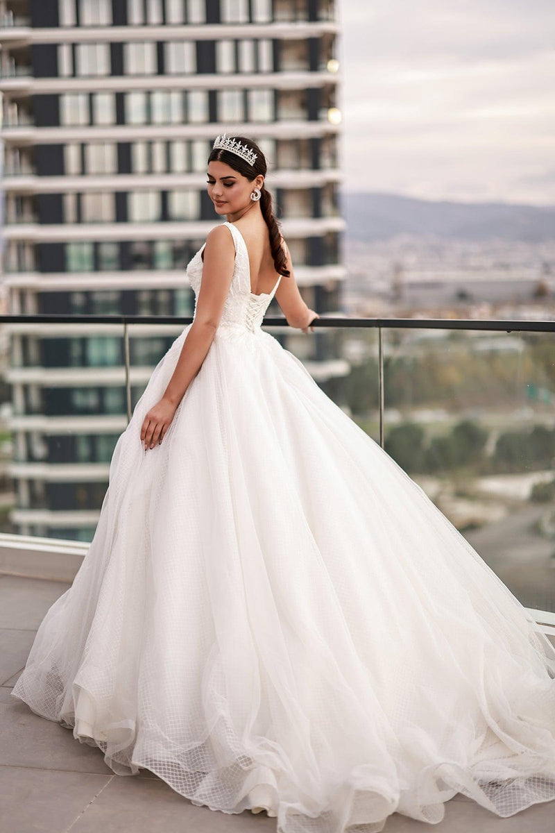 May V Yaka File Dantelli Gelinlik - The Bride's Bliss