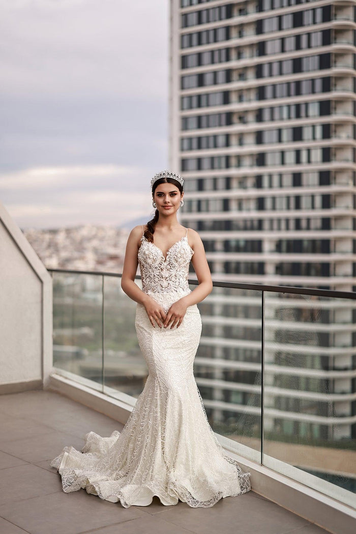 Starly Üç Boyut Dantelli Balık Gelinlik - The Bride's Bliss