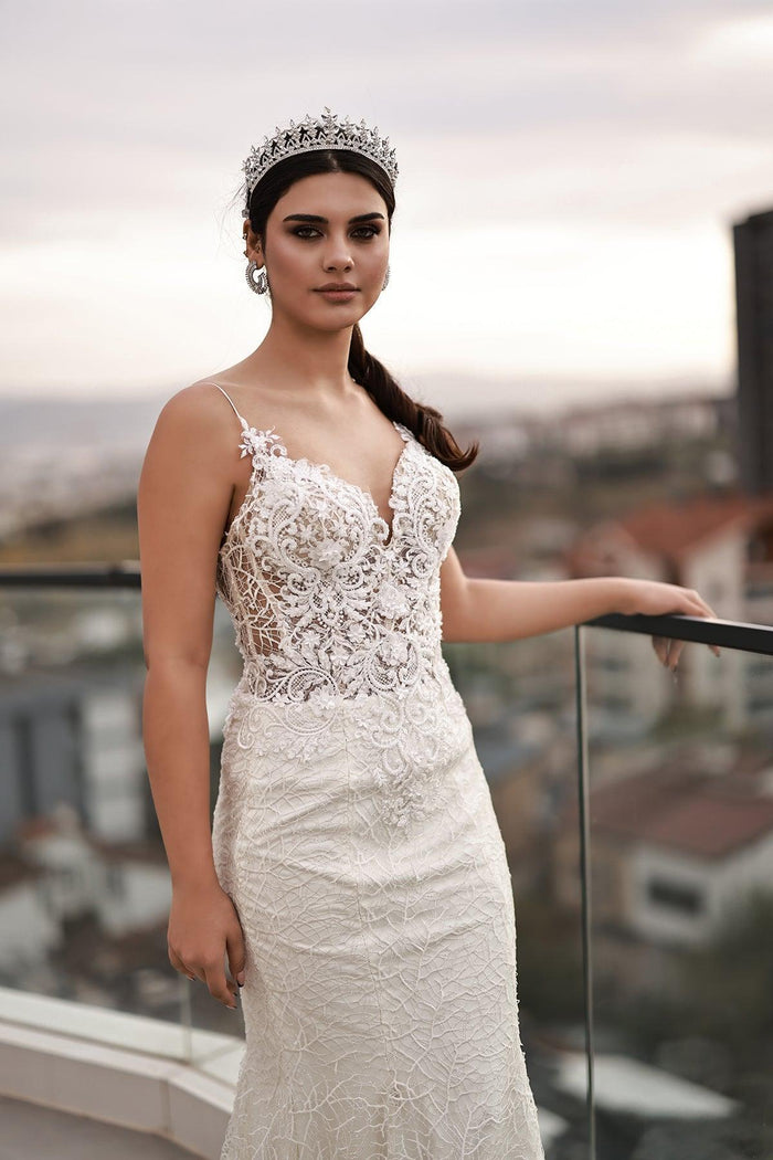 Starly Üç Boyut Dantelli Balık Gelinlik - The Bride's Bliss