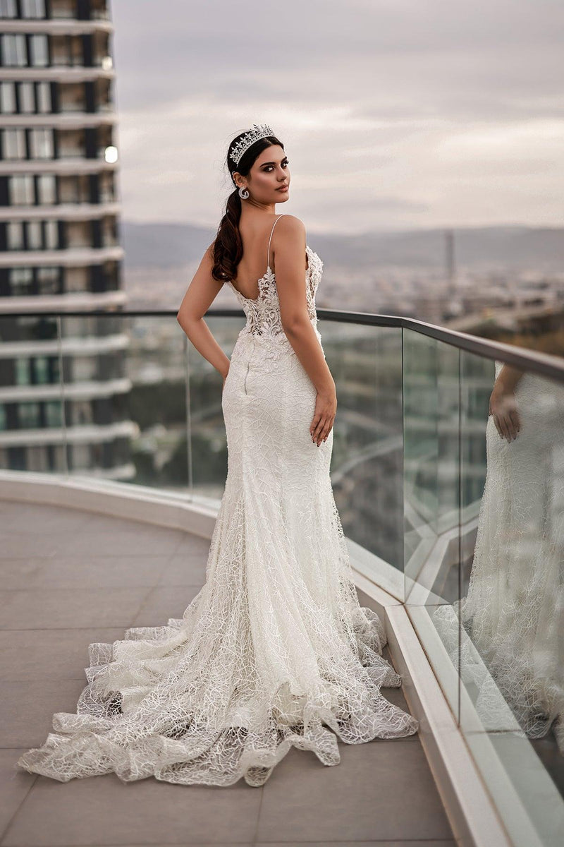 Starly Üç Boyut Dantelli Balık Gelinlik - The Bride's Bliss