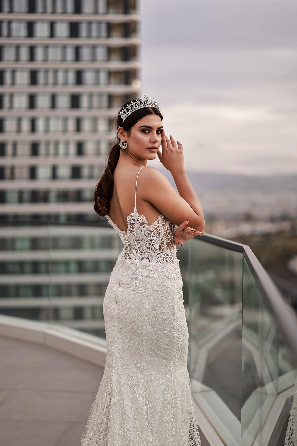 Starly Üç Boyut Dantelli Balık Gelinlik - The Bride's Bliss
