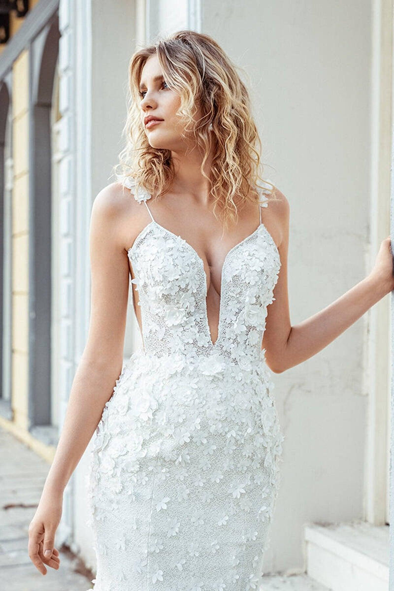 Flower Style Mermaid Dantel Balık Gelinlik - Mediha Cambaz Bridal